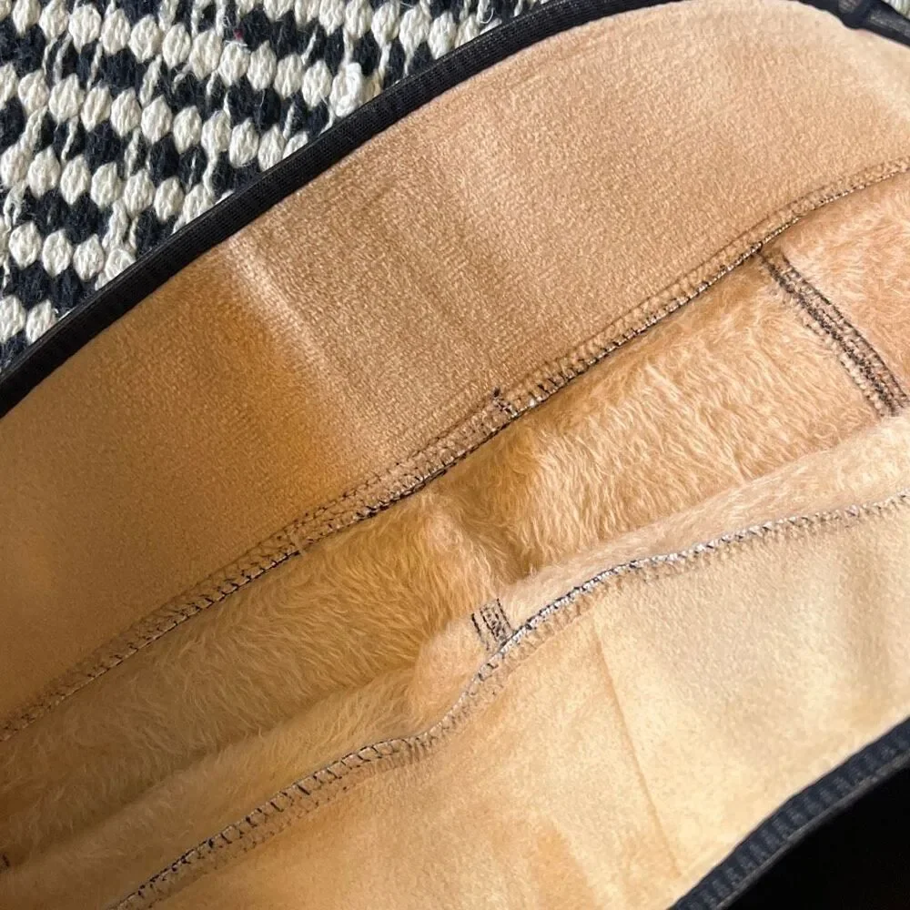 Black tights fake Skin Tone Size s/M Fleece Tights
